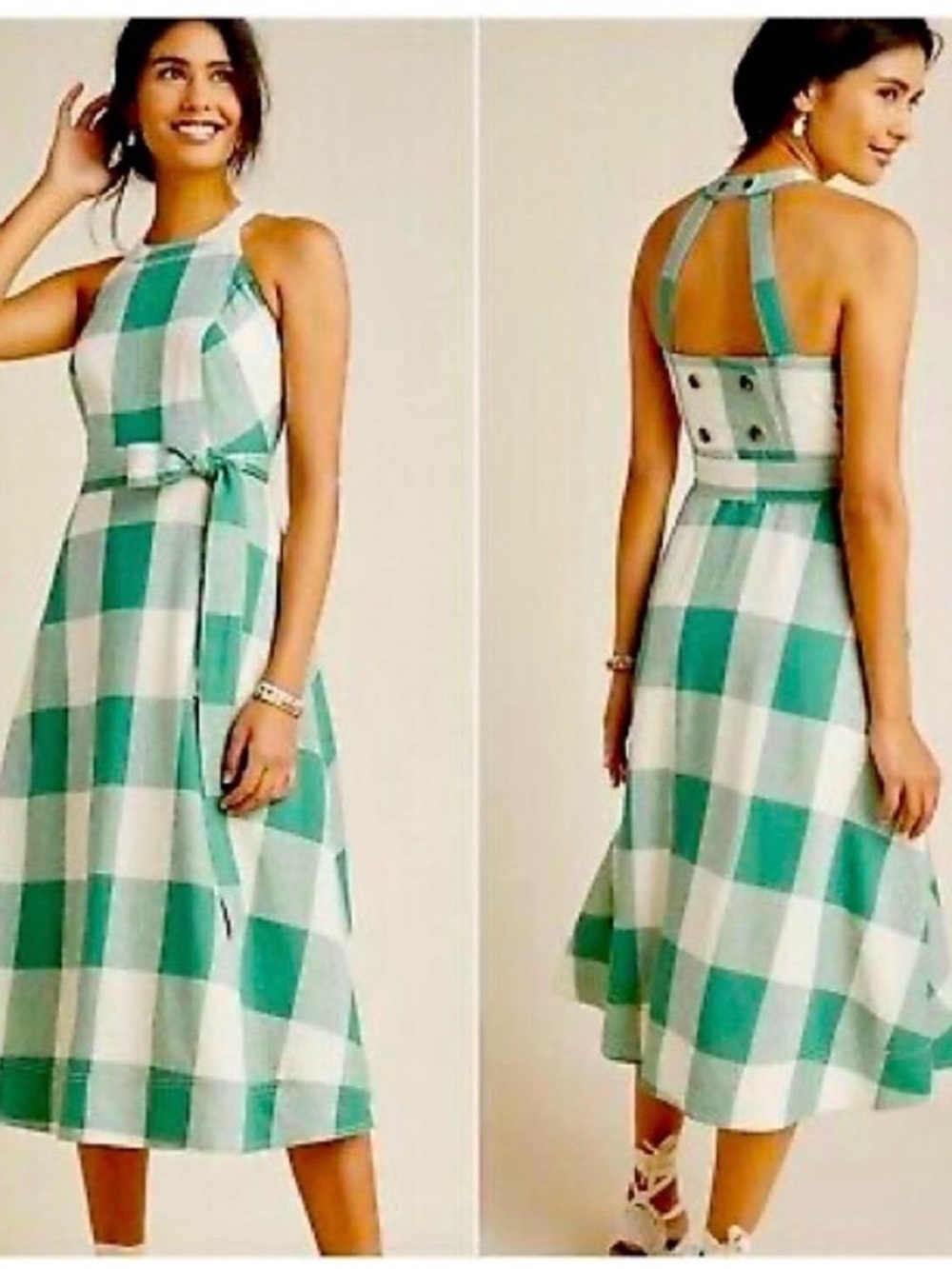 Maeve by Anthropologie Greta Gingham Dress